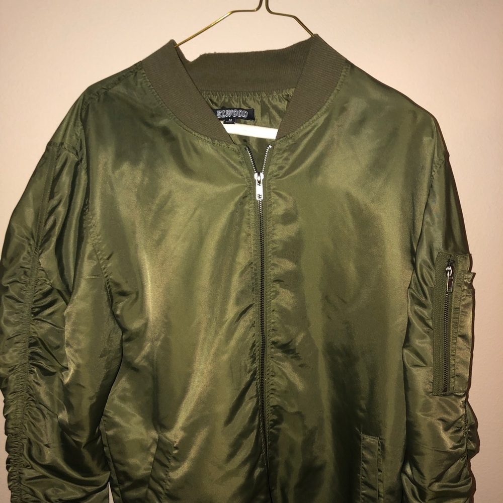 Green Bomber Jacket